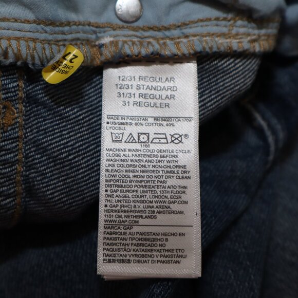 Gap Womens Baggy Jeans Mid Rise Super Wide Leg Relaxed Med Wash Size 12/31R NWT - Picture 6 of 10